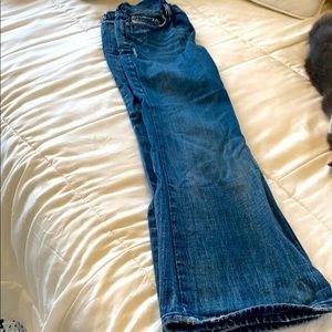 Diesel flared jeans!